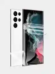 Комплект Гидрогелевая плёнка задняя и передняя Samsung S20 S21, S22 S23, S24 Note 20 Ultra