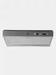 Серый вытяжка кухонная 60 см козырьковая Indesit ISLK 66 LS X, нержавеющая сталь