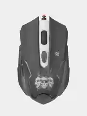 Мышь проводная Defender SKULL GM-180L черный + коврик