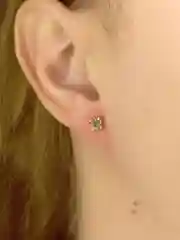 Серьги гвоздики Мелкие Цветы