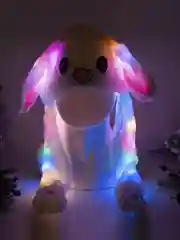 Шапка с двигающимися ушками светящаяся