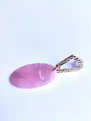 Серьги овальные, розовые