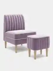 Сиреневый кресло MONOFIX, АММА велюр