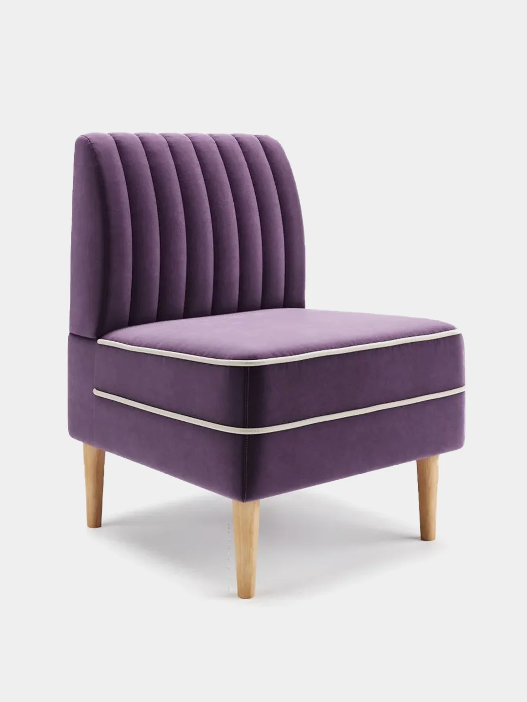Фиолетовый кресло MONOFIX, АММА велюр