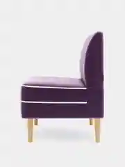 Фиолетовый кресло MONOFIX, АММА велюр