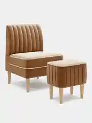 Светло-оранжевый кресло MONOFIX, АММА велюр
