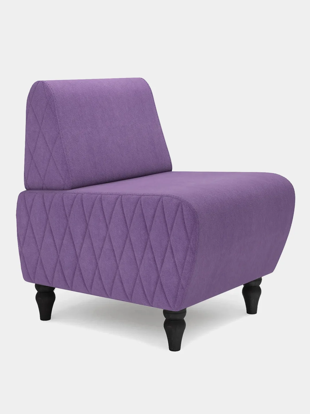 Фиолетовый кресло MONOFIX, БУНО, велюр
