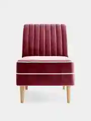 Вишнёвый кресло MONOFIX, АММА велюр