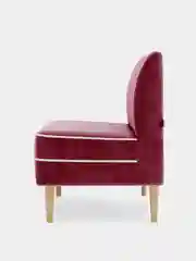 Вишнёвый кресло MONOFIX, АММА велюр
