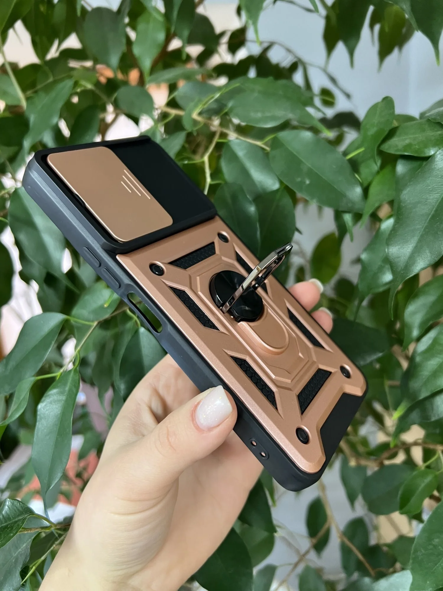 Розовый чехол противоударный armors для Vivo Y36 4G / Виво У36 4G с защитой камеры