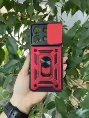 Красный чехол противоударный armors для Vivo Y36 4G / Виво У36 4G с защитой камеры