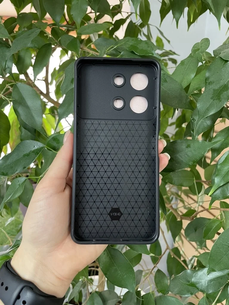 Красный чехол противоударный armors для Vivo Y36 4G / Виво У36 4G с защитой камеры