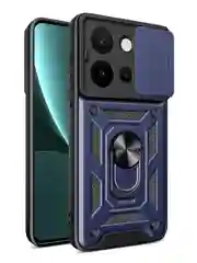 Темно-синий чехол противоударный armors для Vivo Y36 4G / Виво У36 4G с защитой камеры