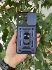 Темно-синий чехол противоударный armors для Vivo Y36 4G / Виво У36 4G с защитой камеры