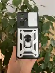 Серебряный чехол противоударный armors для Vivo Y27 4G / Виво У27 4G с защитой камеры