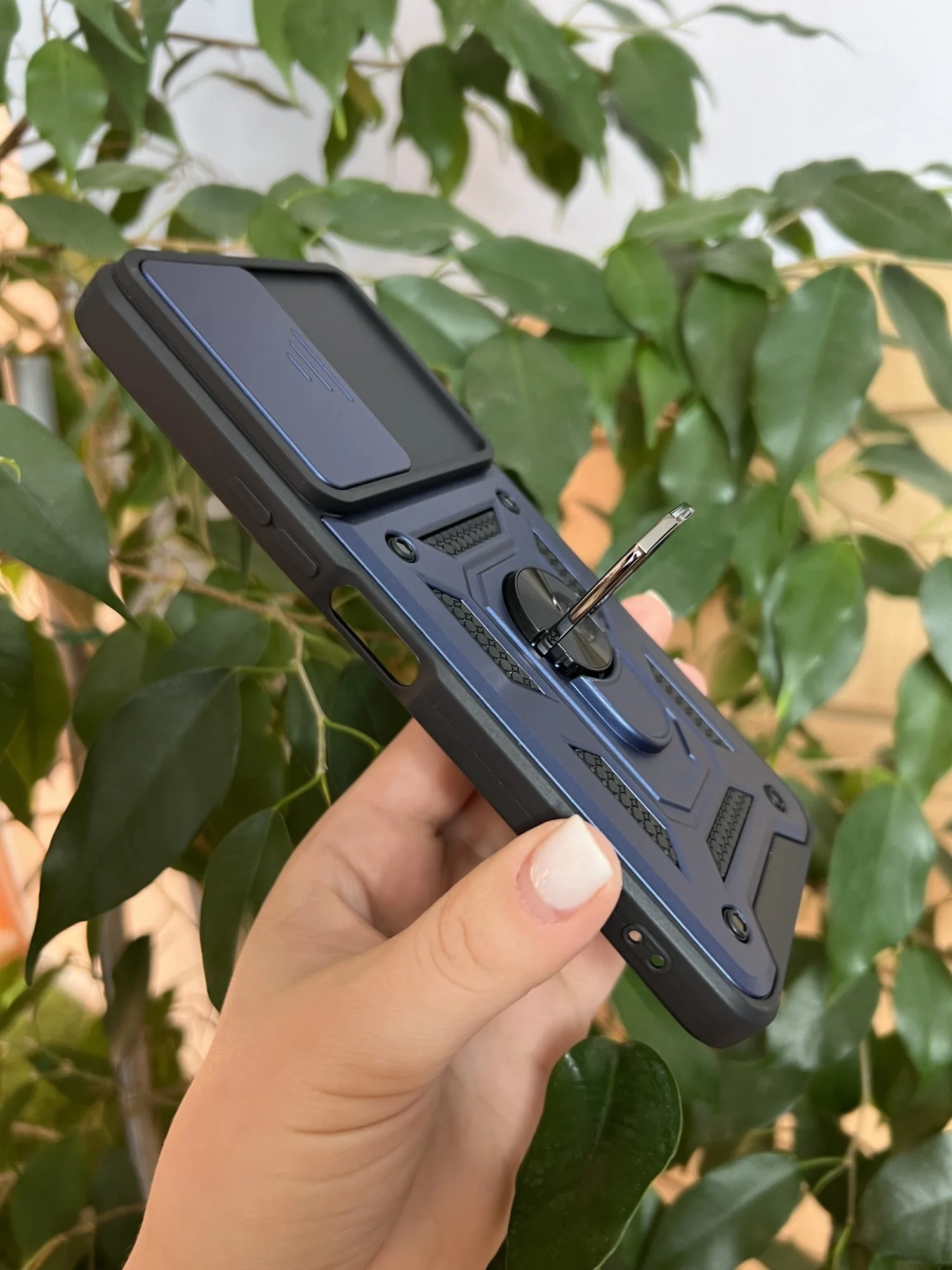 Серебряный чехол противоударный armors для Vivo Y27 4G / Виво У27 4G с защитой камеры