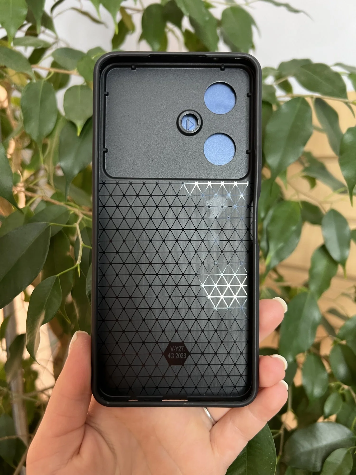 Серебряный чехол противоударный armors для Vivo Y27 4G / Виво У27 4G с защитой камеры