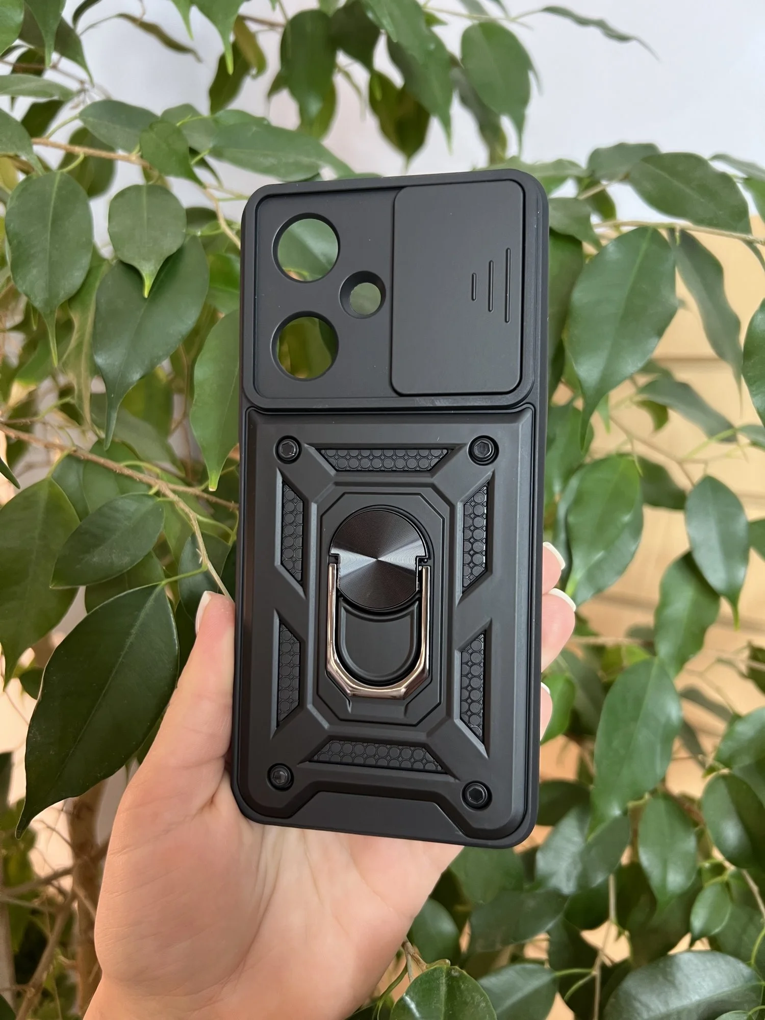 Черный чехол противоударный armors для Vivo Y27 4G / Виво У27 4G с защитой камеры