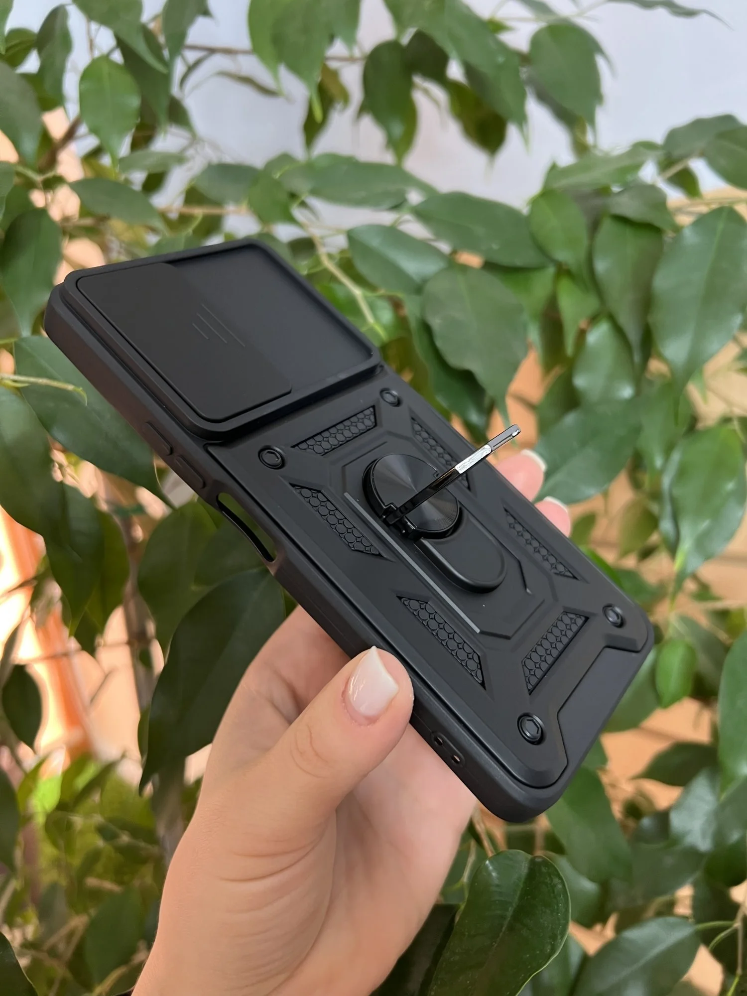 Черный чехол противоударный armors для Vivo Y27 4G / Виво У27 4G с защитой камеры