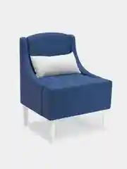 Синий кресло MONOFIX, ЛОТТИ, велюр