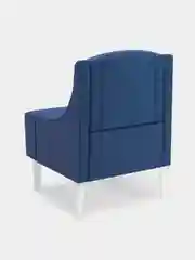 Синий кресло MONOFIX, ЛОТТИ, велюр