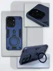 Темно-синий чехол для Xiaomi Redmi 13C 4G / Poco C65 5G, противоударный