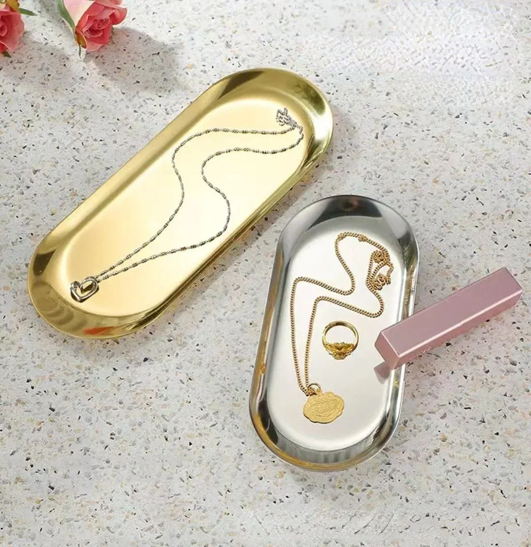 Серебряный подставка-поднос для мелочей и декоративных свечей