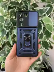 Зеленый чехол противоударный armors для Vivo V30 Lite 4G / Виво В30 Лайт 4G с защитой камеры