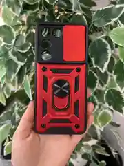 Красный чехол противоударный armors для Vivo V30 Lite 4G / Виво В30 Лайт 4G с защитой камеры