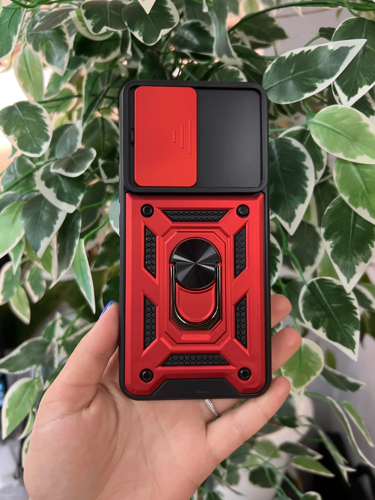 Красный чехол противоударный armors для Vivo V30 Lite 4G / Виво В30 Лайт 4G с защитой камеры