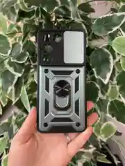 Зеленый чехол противоударный armors для Vivo V30 Lite 4G / Виво В30 Лайт 4G с защитой камеры