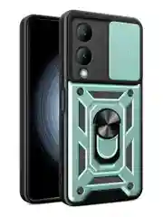 Зеленый чехол противоударный armors для Vivo Y17S / Виво У17S с защитой камеры