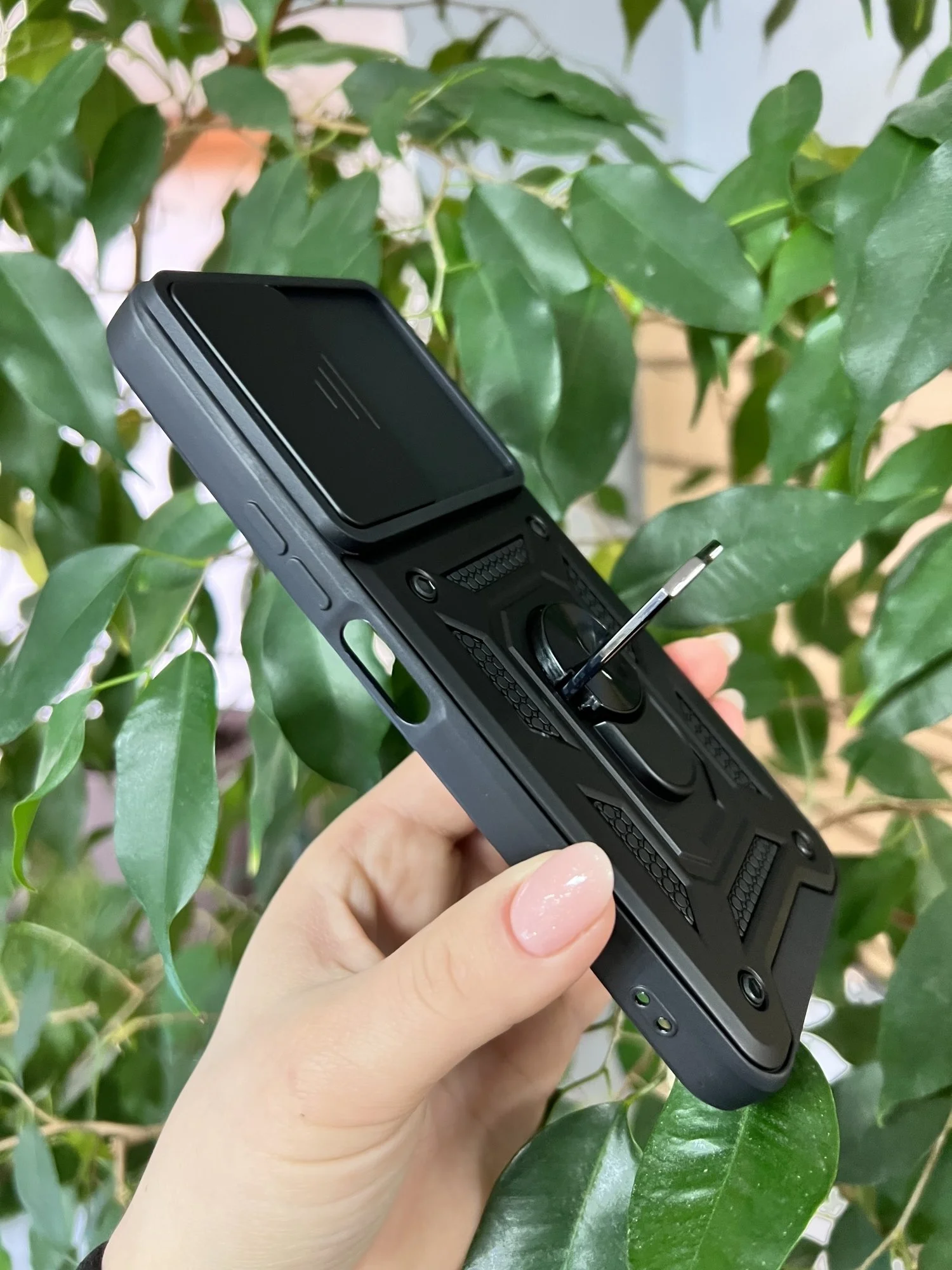 Черный чехол противоударный armors для Vivo Y17S / Виво У17S с защитой камеры