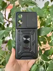 Черный чехол противоударный armors для Vivo Y17S / Виво У17S с защитой камеры
