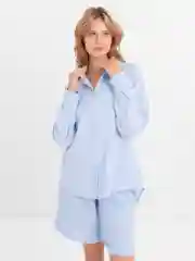 Ледяной домашний женский костюм муслиновый, пижама
