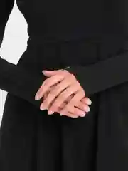 Черный платье лапша рубчиковая ткань