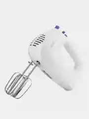 Фиолетовый миксер Kitfort КТ-3071-1, бело-фиолетовый, 250 Вт