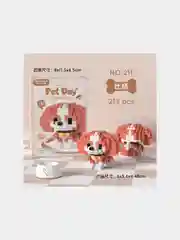 Оранжевый детский 3D конструктор, игрушка развивающая