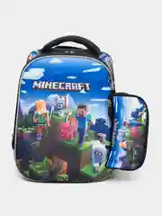 Угольный рюкзак школьный Майнкрафт, Minecraft , 40 x 32 см