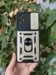 Золотой чехол противоударный armors для Tecno Pova Neo 3 / Техно Пова Нео 3 с защитой камеры
