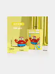 Зеленый детский 3D конструктор, игрушка развивающая