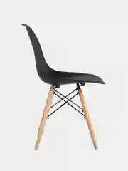 Черный комплект стульев, стул кухонный для гостинной Eames, 1 шт, 2 шт, 4 шт