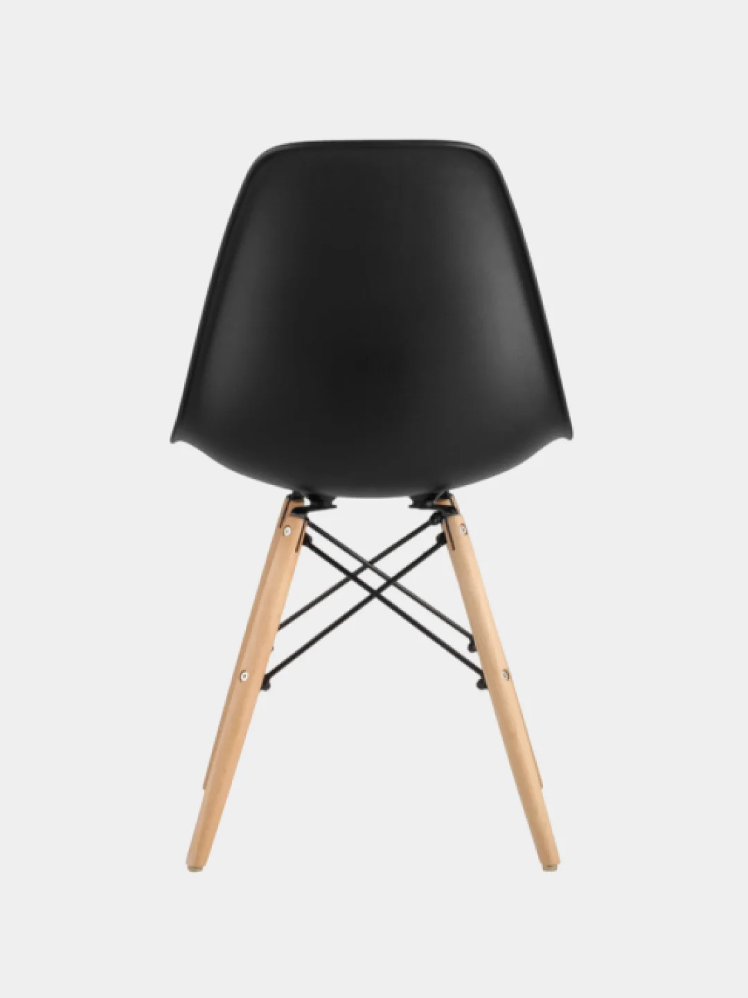 Черный комплект стульев, стул кухонный для гостинной Eames, 1 шт, 2 шт, 4 шт