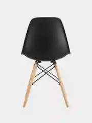 Черный комплект стульев, стул кухонный для гостинной Eames, 1 шт, 2 шт, 4 шт