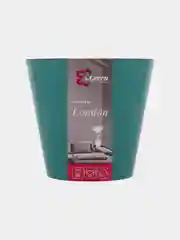 Бирюзовый горшок для цветов с дренажной вставкой InGreen коллекция London