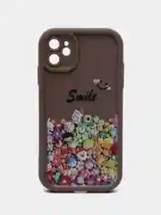 Серый чехол на iPhone 11, 13, 14, 15, Pro, Max, прозрачный, силиконовый, чехол на Айфон