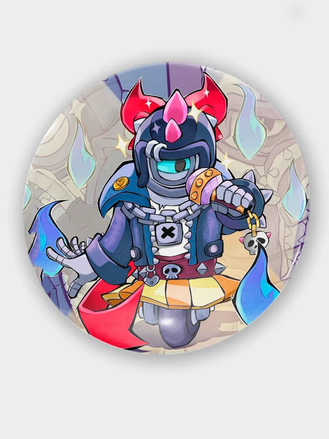Багровый значок Brawl Stars