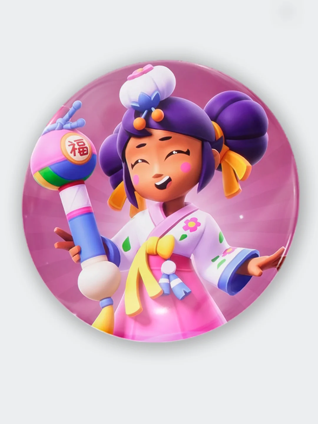 Бордовый значок Brawl Stars
