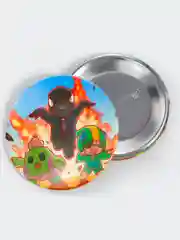Зелёный хаки значок Brawl Stars