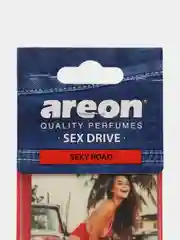 Багровый ароматизатор картонный для авто на зеркало Areon